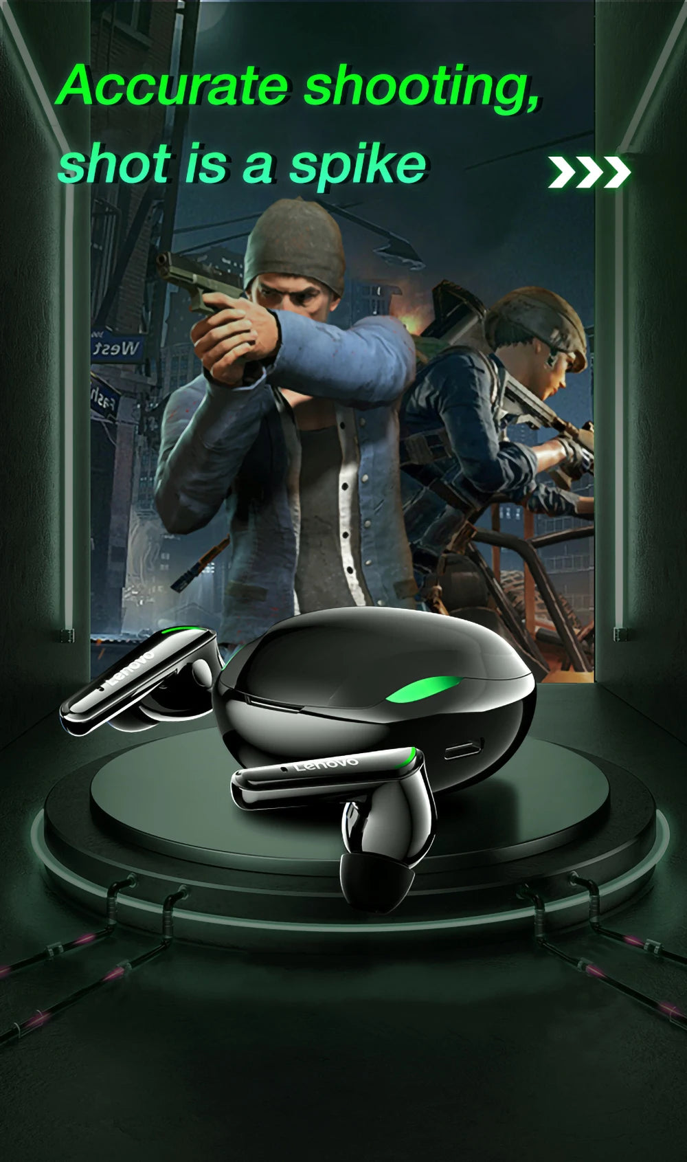 New Original Lenovo XT92 TWS Earphones Wireless Bluetooth Headphones Sports Gaming Headset Dual Stereo HIFI Bass Earbuds